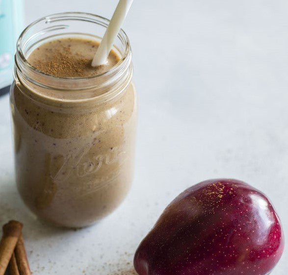 Apple Pie Protein Smoothie with Coffee