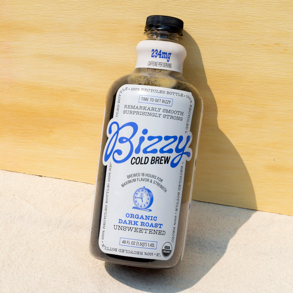 Blue Glass Cold Brew Bottle