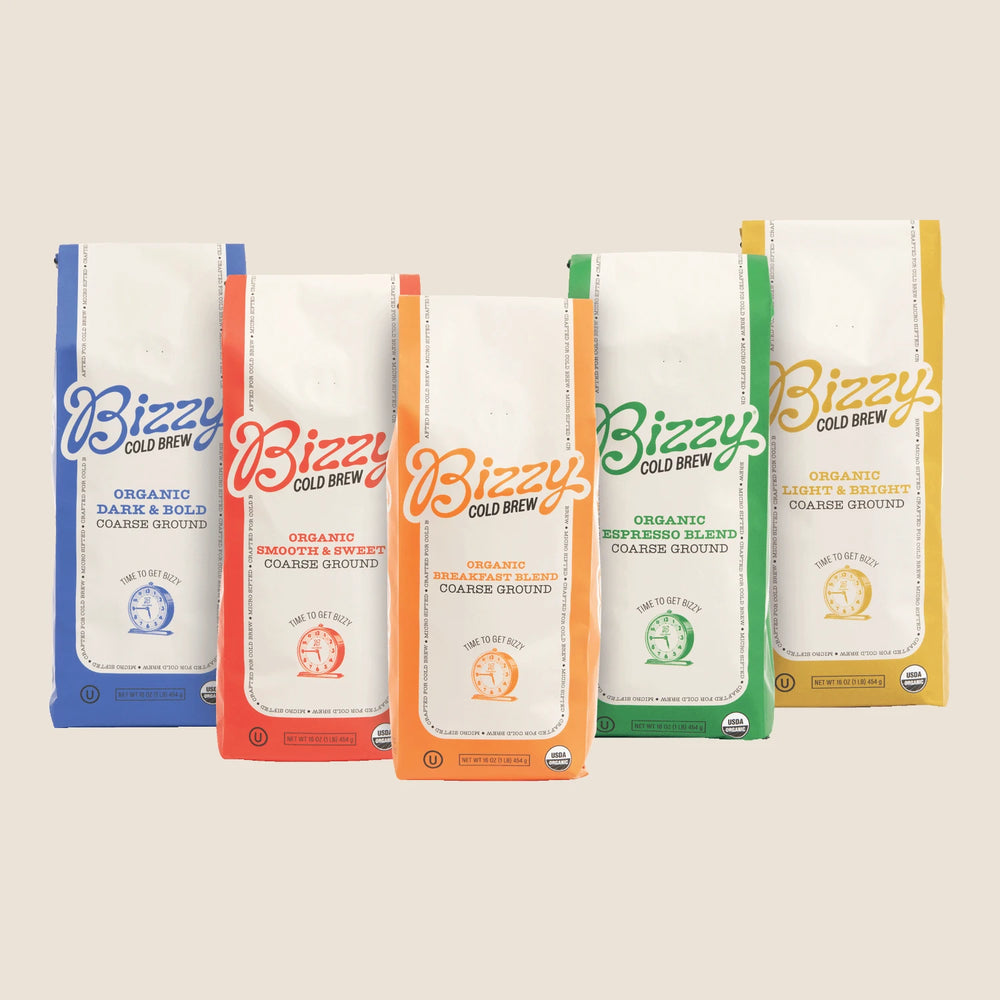 
                  
                    Bizzy Barista Bundle | Variety 5-Pack | 1lb Coarse Grounds | Various Blends
                  
                