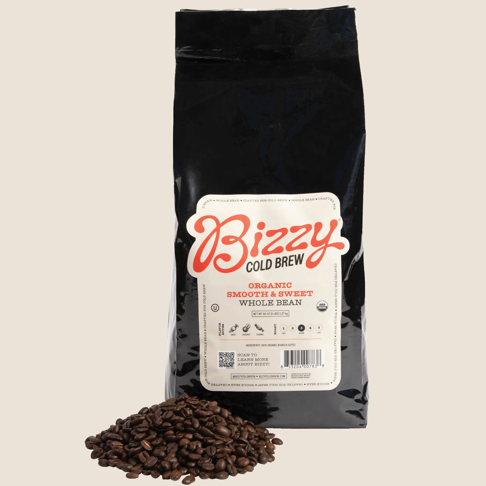 Organic Smooth & Sweet | 5lb Whole Bean Coffee | Medium Roast