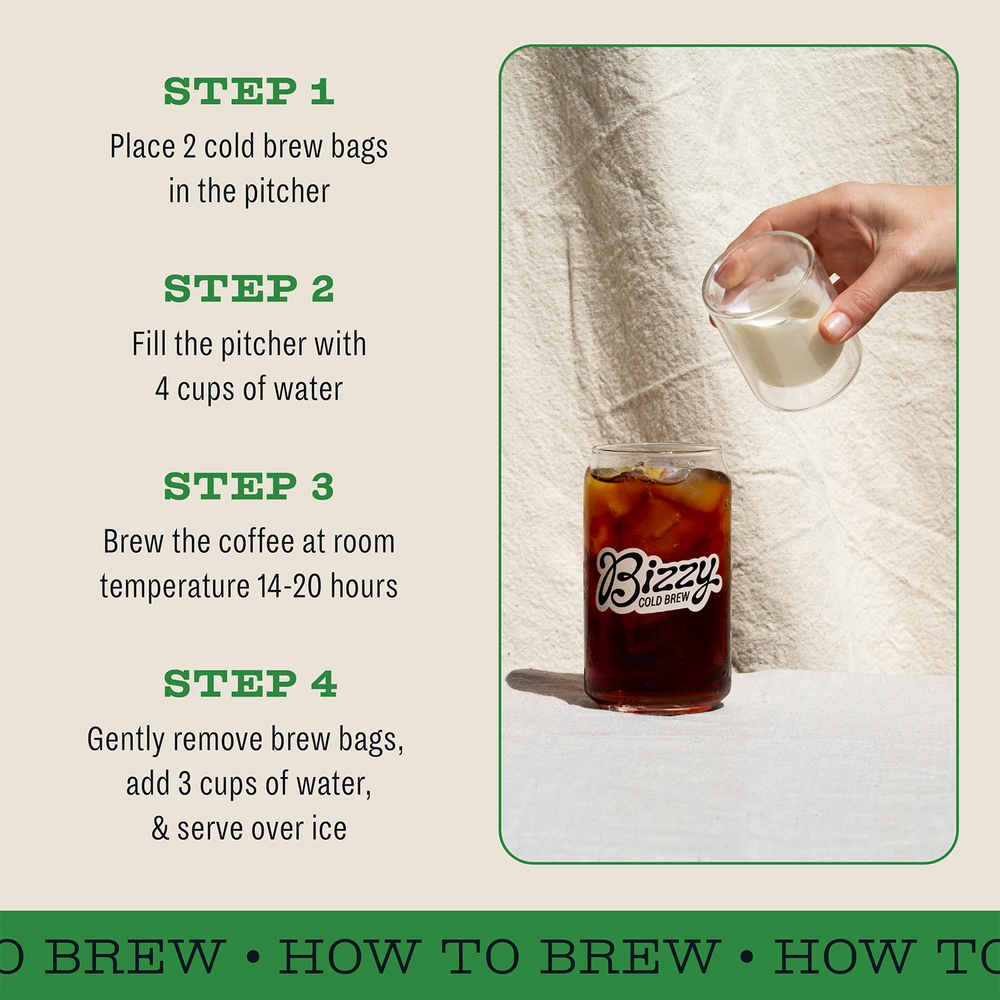 
                  
                    Organic Espresso Blend | 4ct Brew Bags | Makes 14 Cups
                  
                