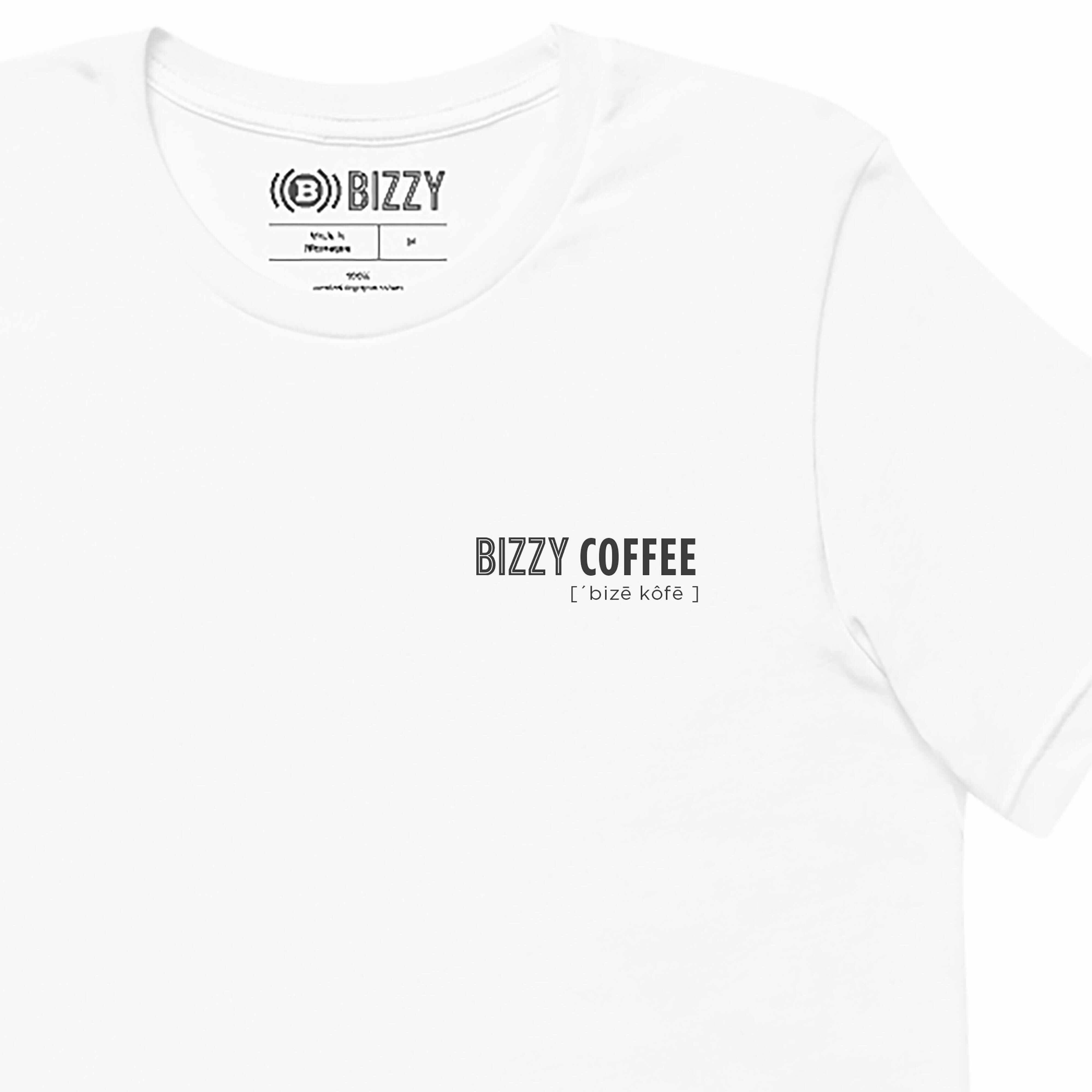 Bizzy Coffee Phonetics Tee