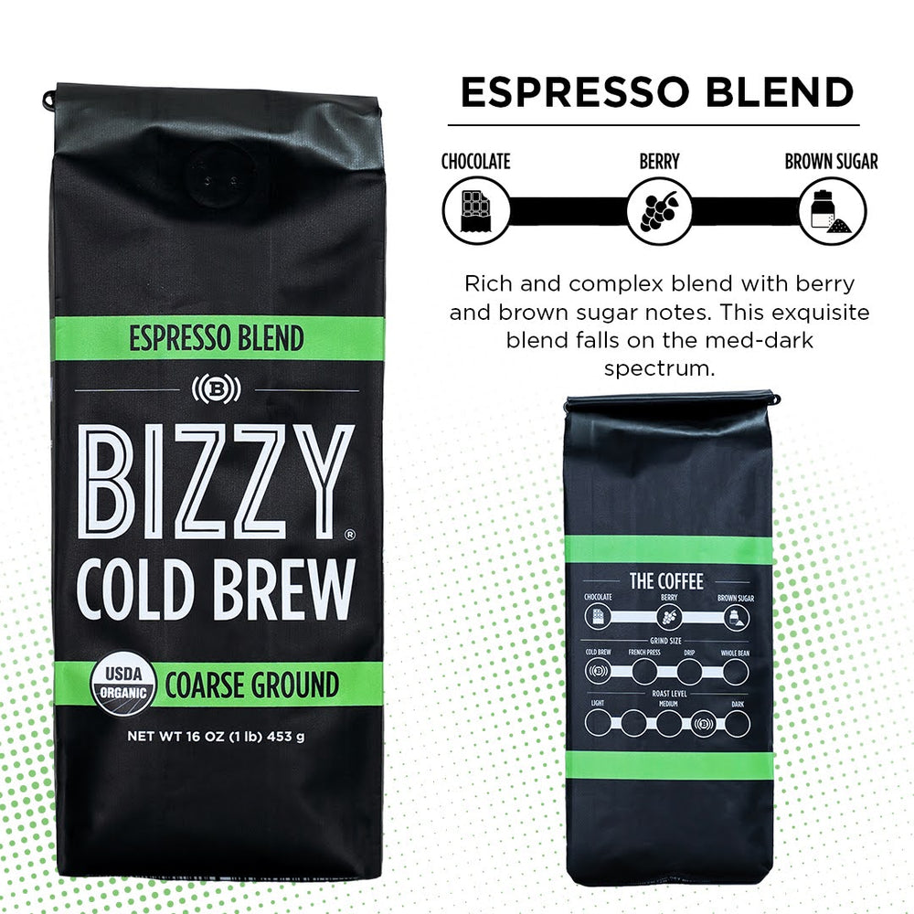 
                  
                    Bizzy-Organic-Cold-Brew-Coffee | Bizzy Barista Bundle | Variety 5 Pack
                  
                