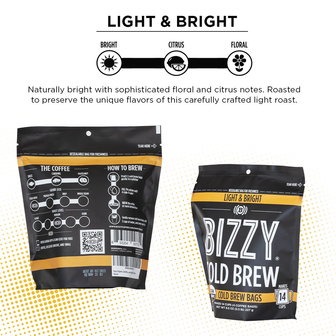 
                  
                    Bizzy-Organic-Cold-Brew-Coffee | Brewer's Choice | Variety 3-Pack | Brew Bags
                  
                